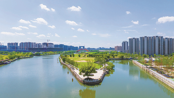 改造后的文化艺术岛北岛区块。市建委供图