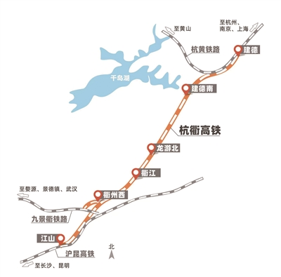 杭衢高铁示意 制图 高薇