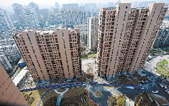 杭州新建的住宅区。记者 叶寒青 摄