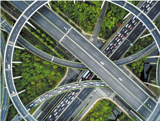 彩虹快速路立交桥.